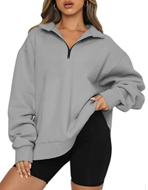 Charlotte – Dames Sweatshirt met Kraag