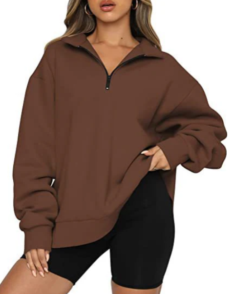 Charlotte – Dames Sweatshirt met Kraag