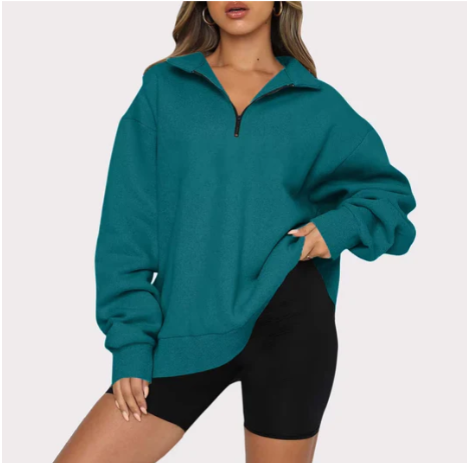Charlotte – Dames Sweatshirt met Kraag