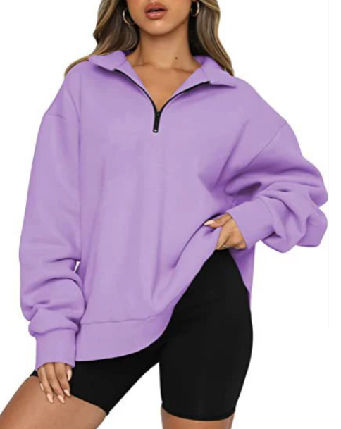 Charlotte – Dames Sweatshirt met Kraag