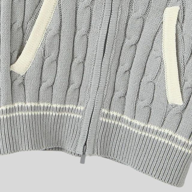 Elise Knitted Bomber Jacket