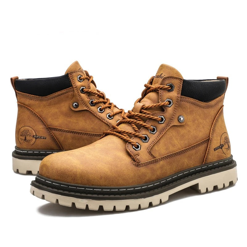 Heren Casual Schnürstiefels voor Comfort en Stijl