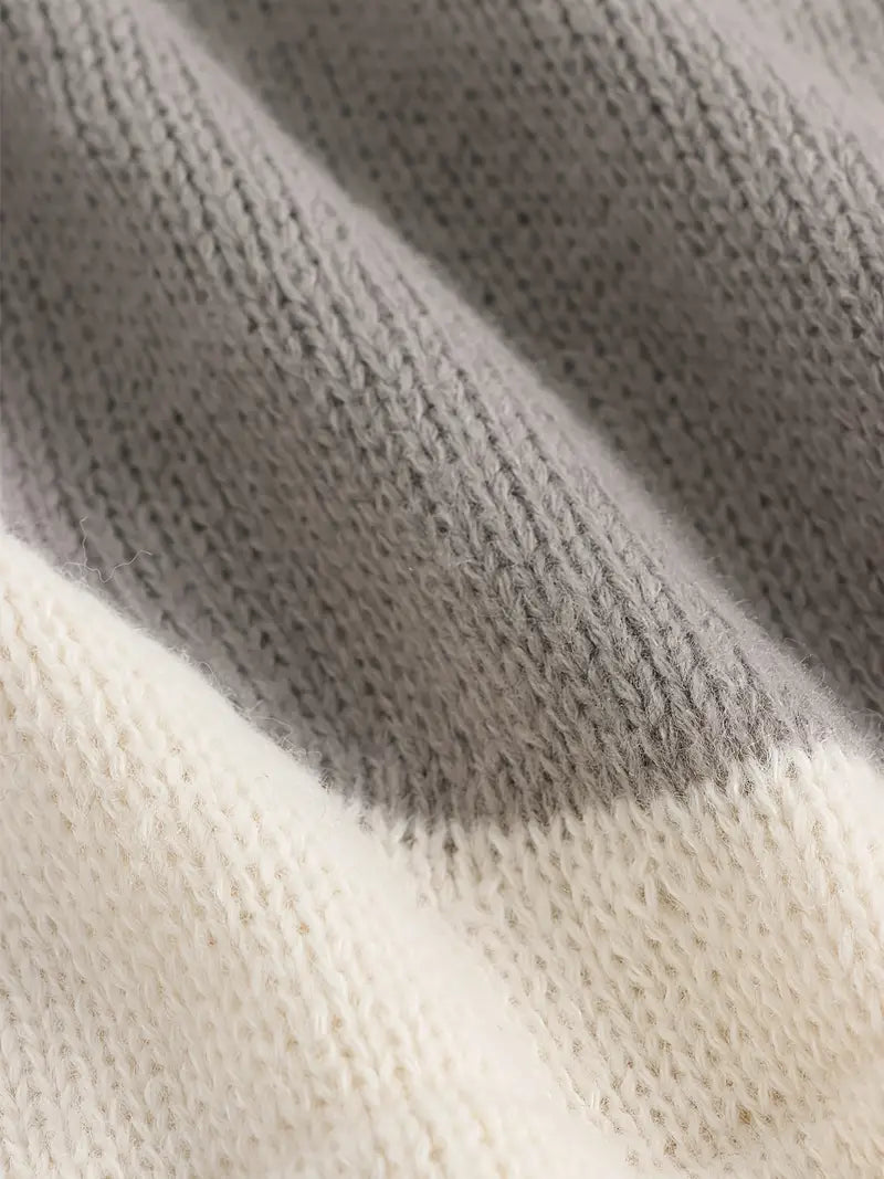 Ashley – Relaxed Kleurblok Trui