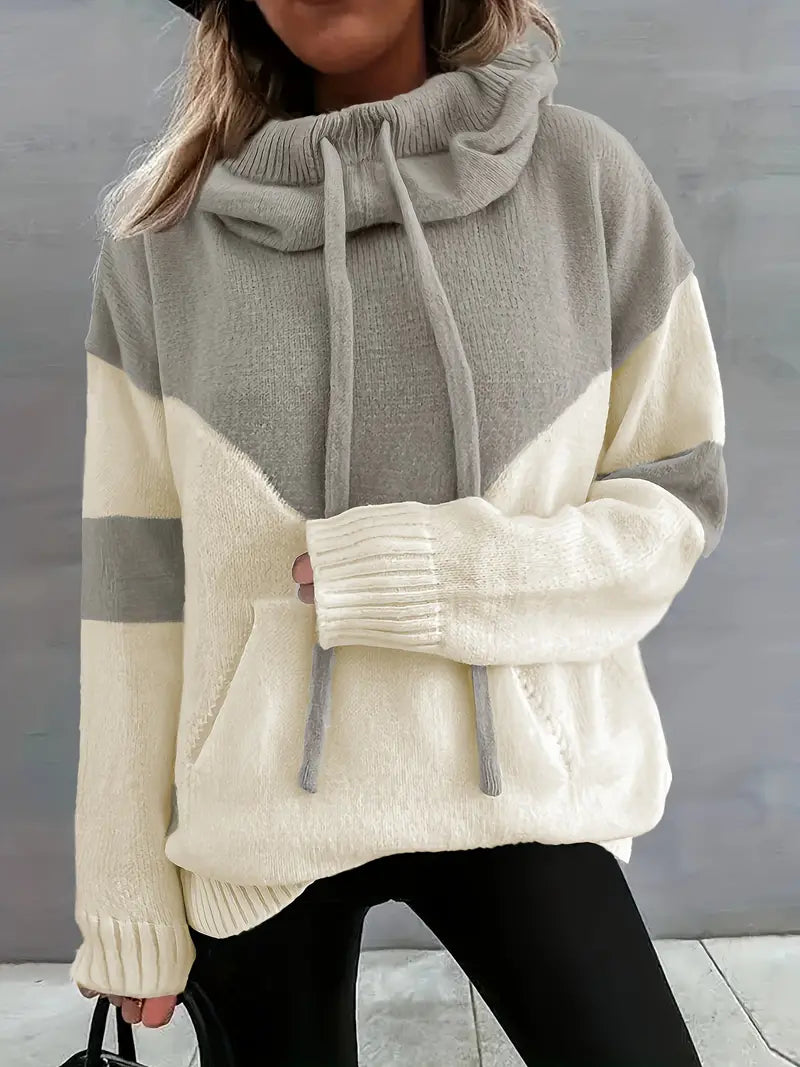 Ashley – Relaxed Kleurblok Trui