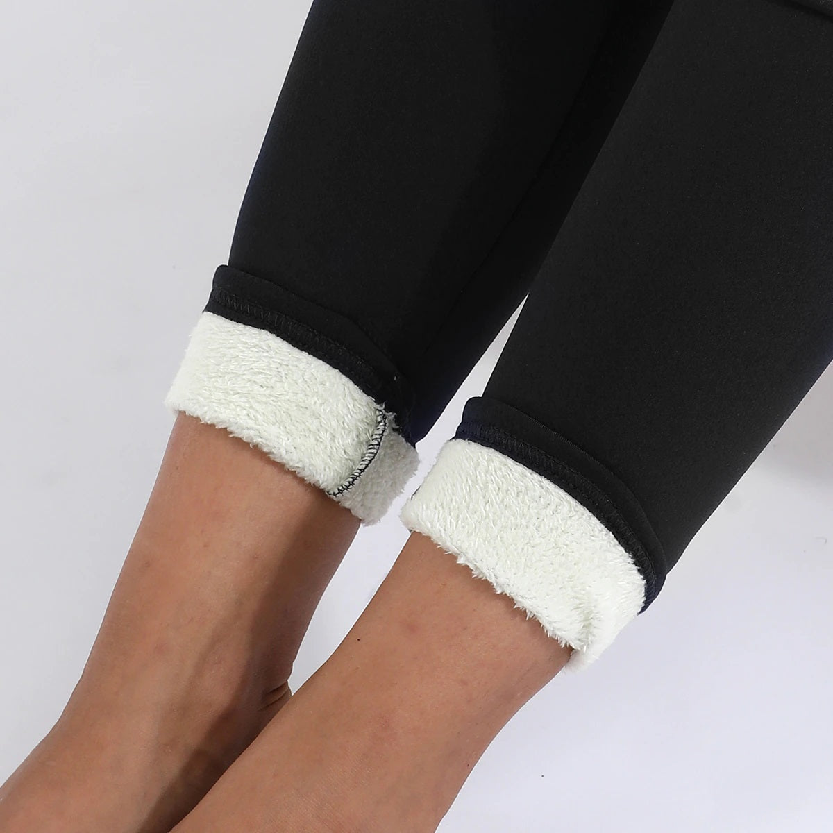 Warm gevoerde winterleggings voor dames