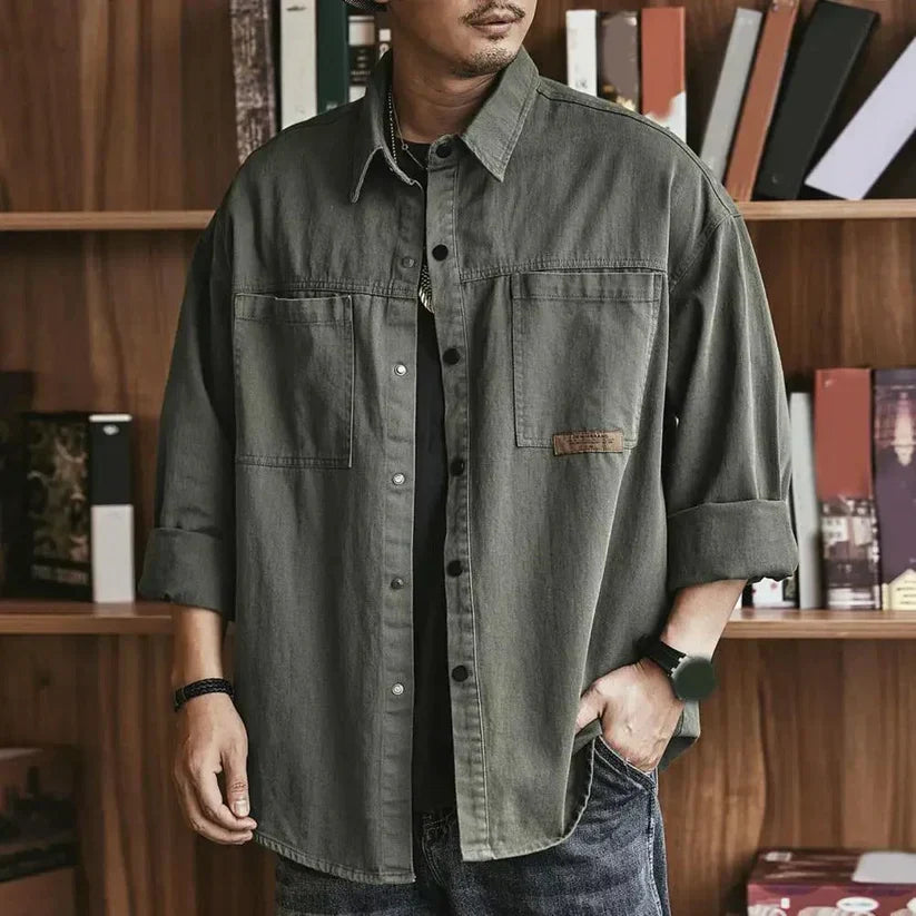 RetroFit - Vintage-stijl oversized overhemd