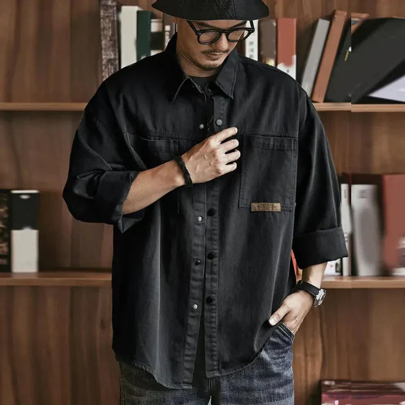 RetroFit - Vintage-stijl oversized overhemd