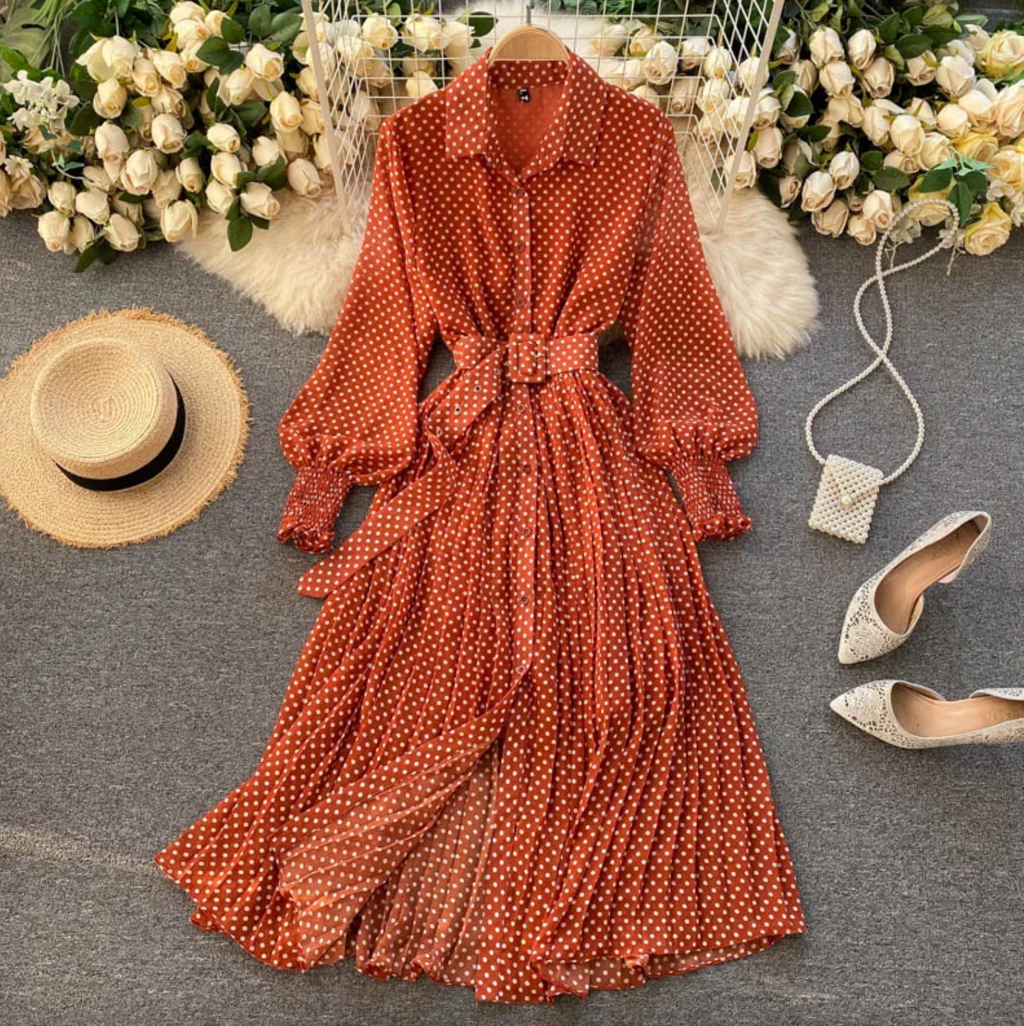 Stylisch Chiffon Lentejurk met Tijdloze Elegantie