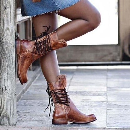 Trendy enkellaars