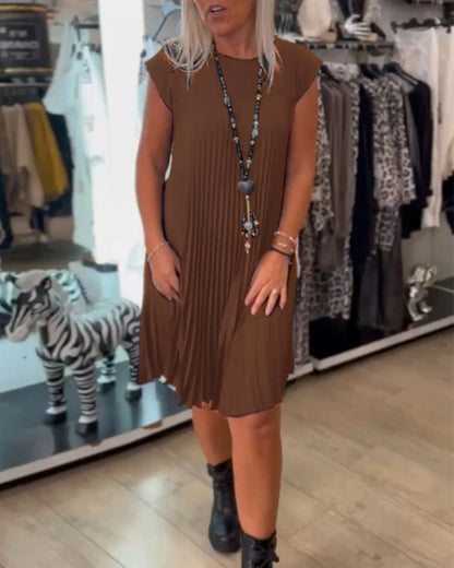 Elegante geplisseerde jurk