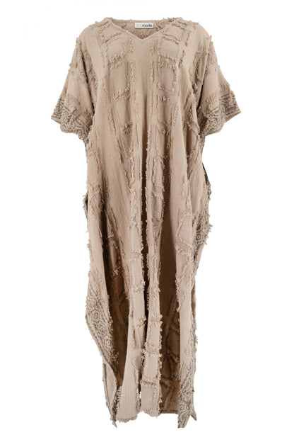 Zomerse maxi kaftan met luchtig ontwerp en eigentijdse stijl