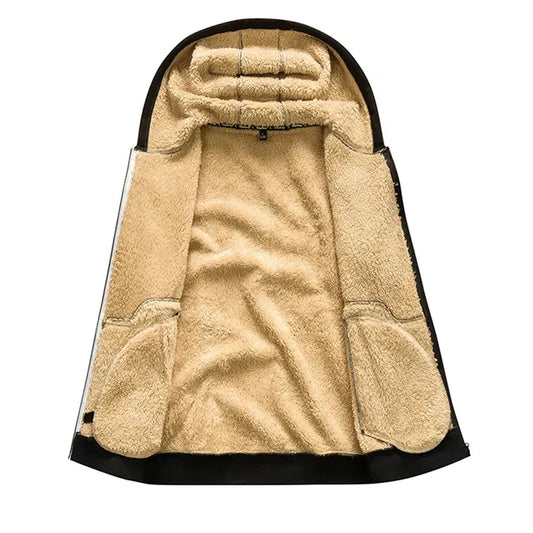 Gilben - Heren Winterjas met Kap en Fleece