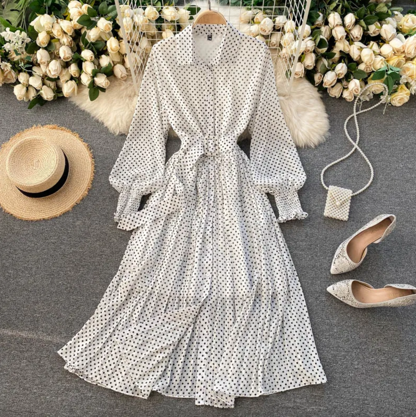 Stylisch Chiffon Lentejurk met Tijdloze Elegantie