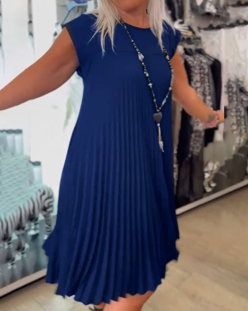 Elegante geplisseerde jurk