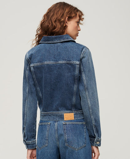 Slim denim trucker jack – Sophie