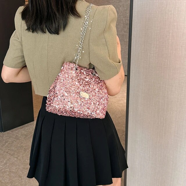 Bella Sequin Crossbody