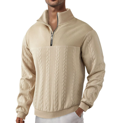 RAFAEL | VINTAGE SWEATER MET RITSSLUITING