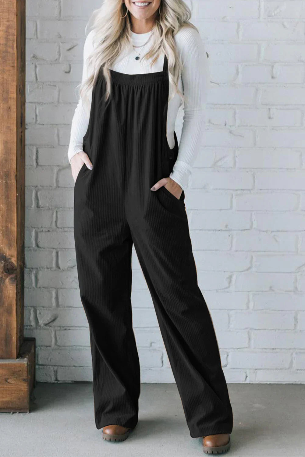 Trendy Ribfluwelen Jumpsuit voor Herfst en Winter – Lisa