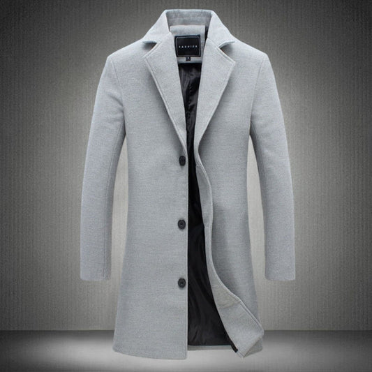 Elegante Heren Trenchcoat