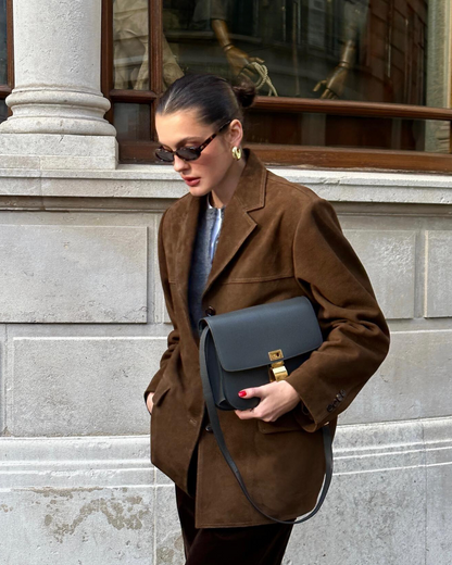 Linde | Klassieke suède blazer