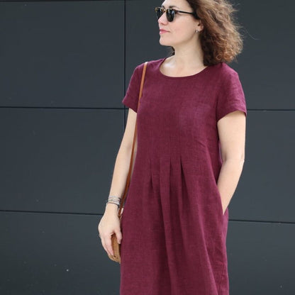 Stijlvolle jurk met korte mouwen voor een casual look