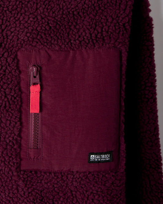 Fleece kinbeschermer met rits voor extra warmte – Emma