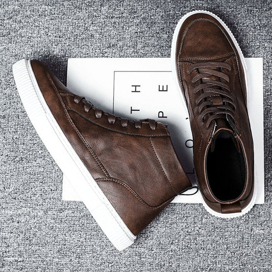 Hoge kwaliteit leren sneakers voor heren