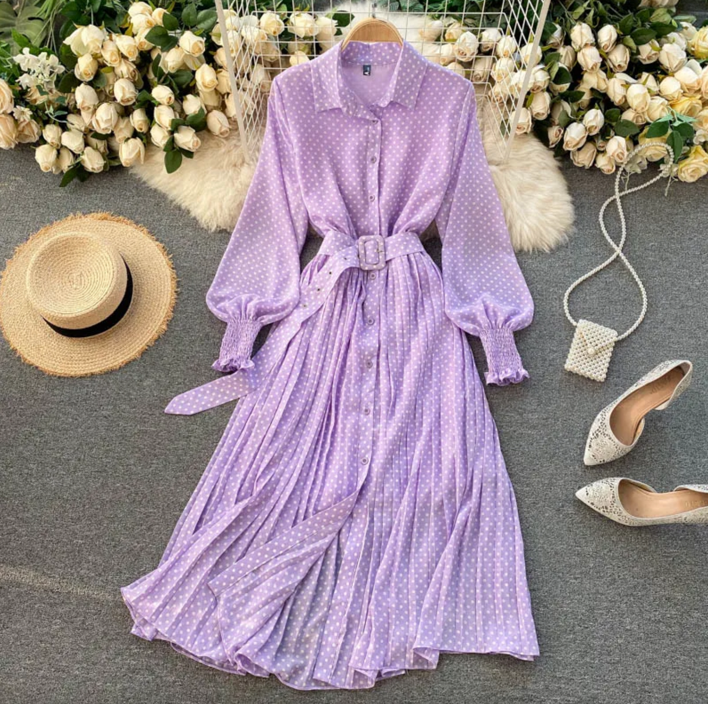 Stylisch Chiffon Lentejurk met Tijdloze Elegantie
