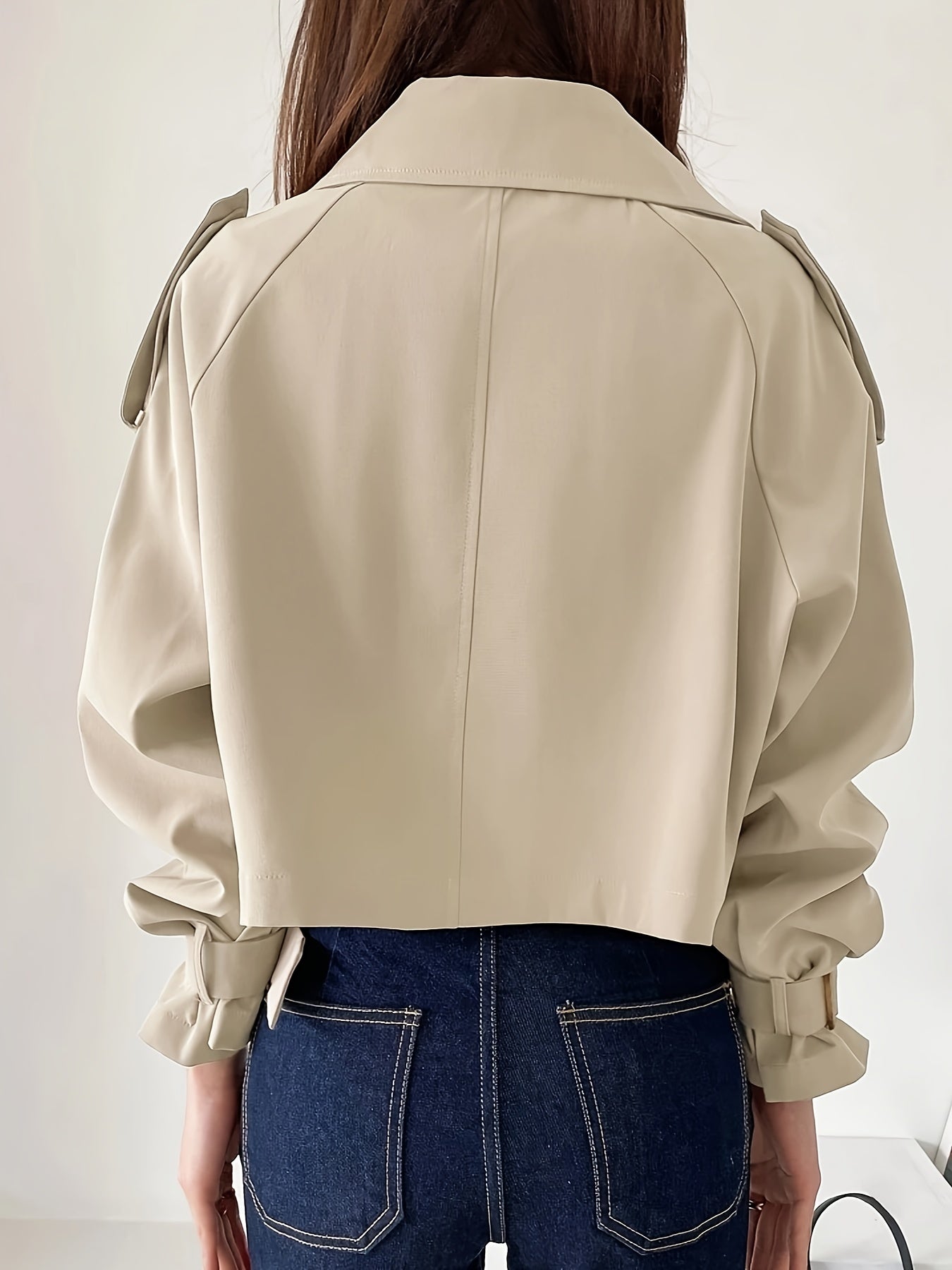 Maëlle – Elegante Dubbelrijige Trenchcoat voor Dames