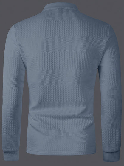 Jacquard Polo T-shirt met Korte Mouwen – Tom