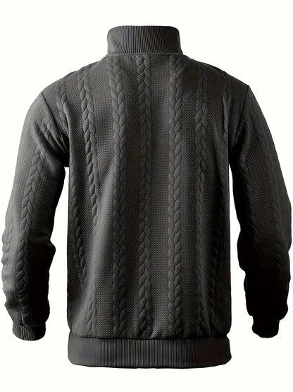 RAFAEL | VINTAGE SWEATER MET RITSSLUITING