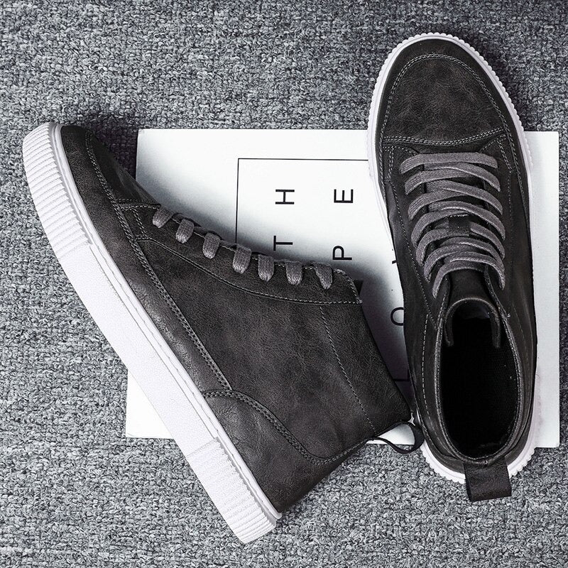 Hoge kwaliteit leren sneakers voor heren