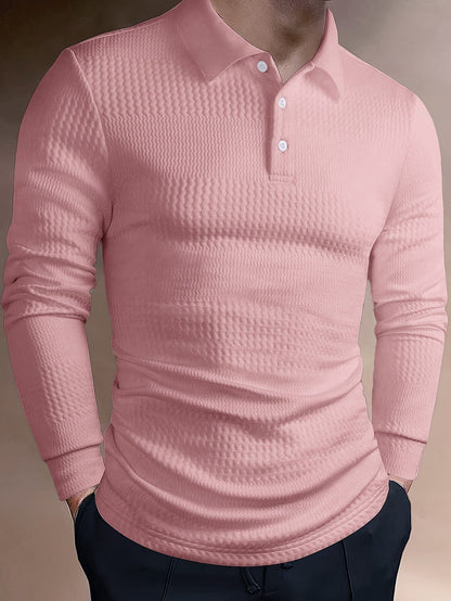 Jacquard Polo T-shirt met Korte Mouwen – Tom