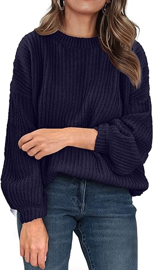 Lila Ribbed V-Neck Sweater