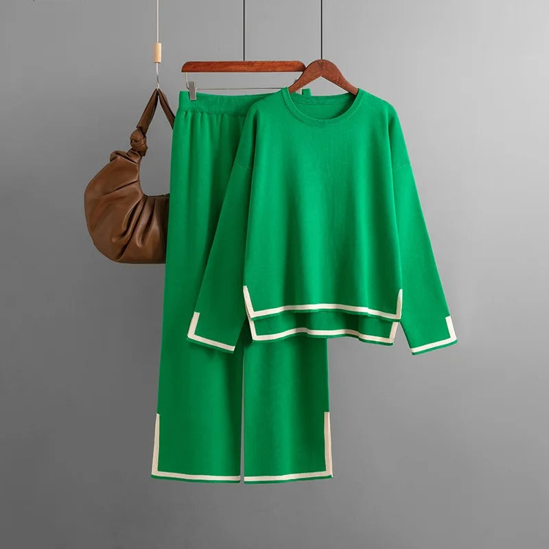 ANGELA - SET DI MAGLIA MORBIDA E CONFORTEVOLE