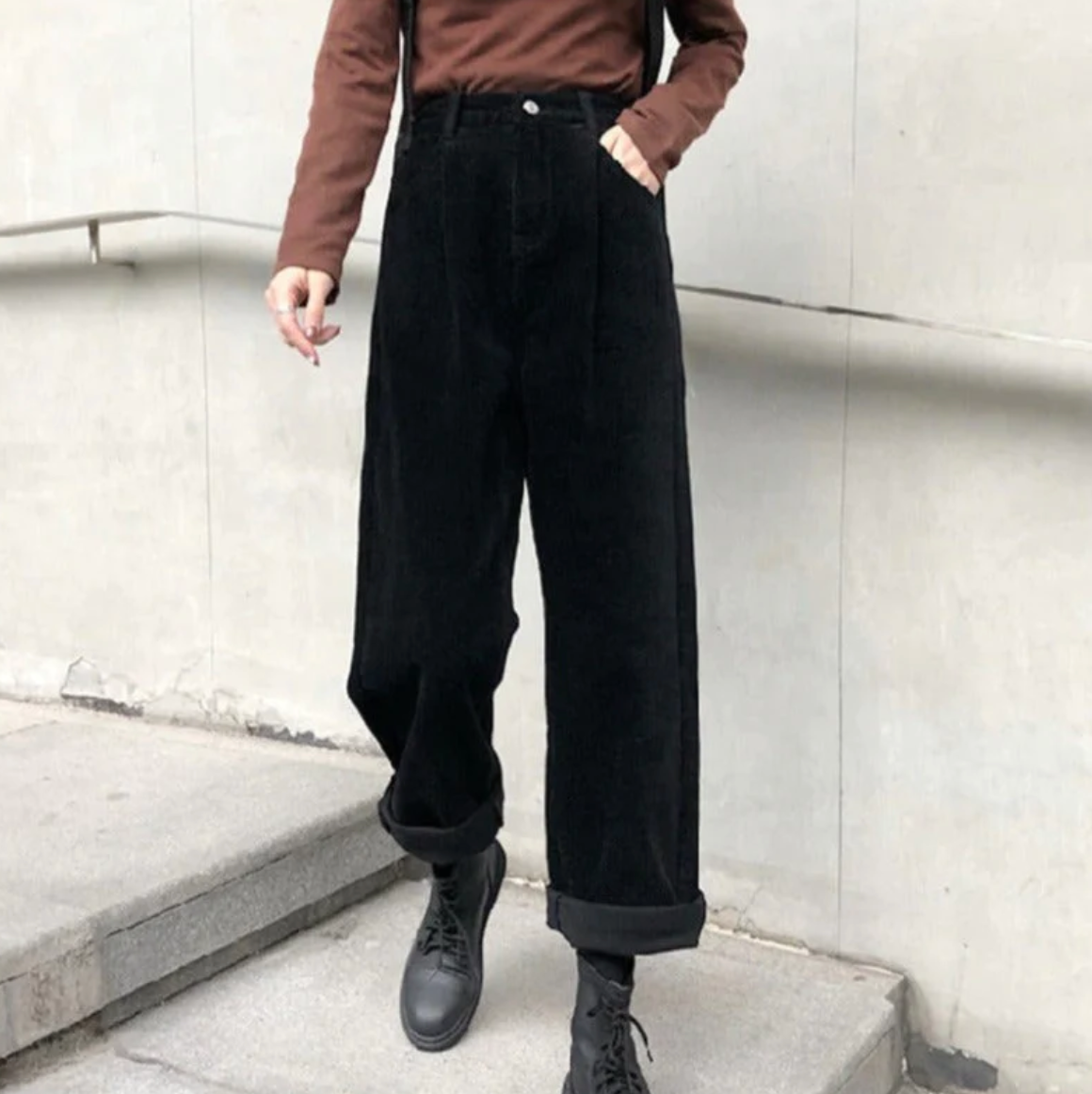 Sofia – Relaxte Corduroy Broek