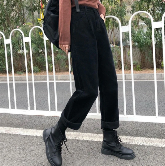 Sofia – Relaxte Corduroy Broek