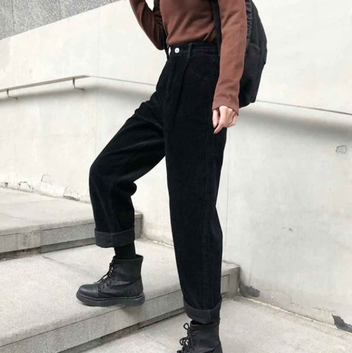 Sofia – Relaxte Corduroy Broek