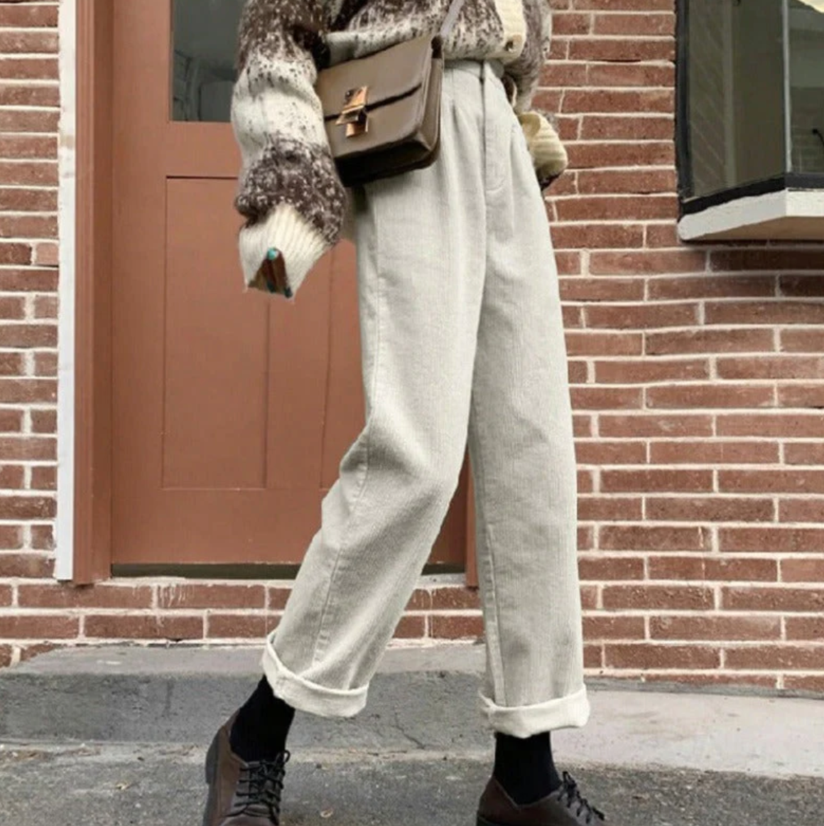 Sofia – Relaxte Corduroy Broek