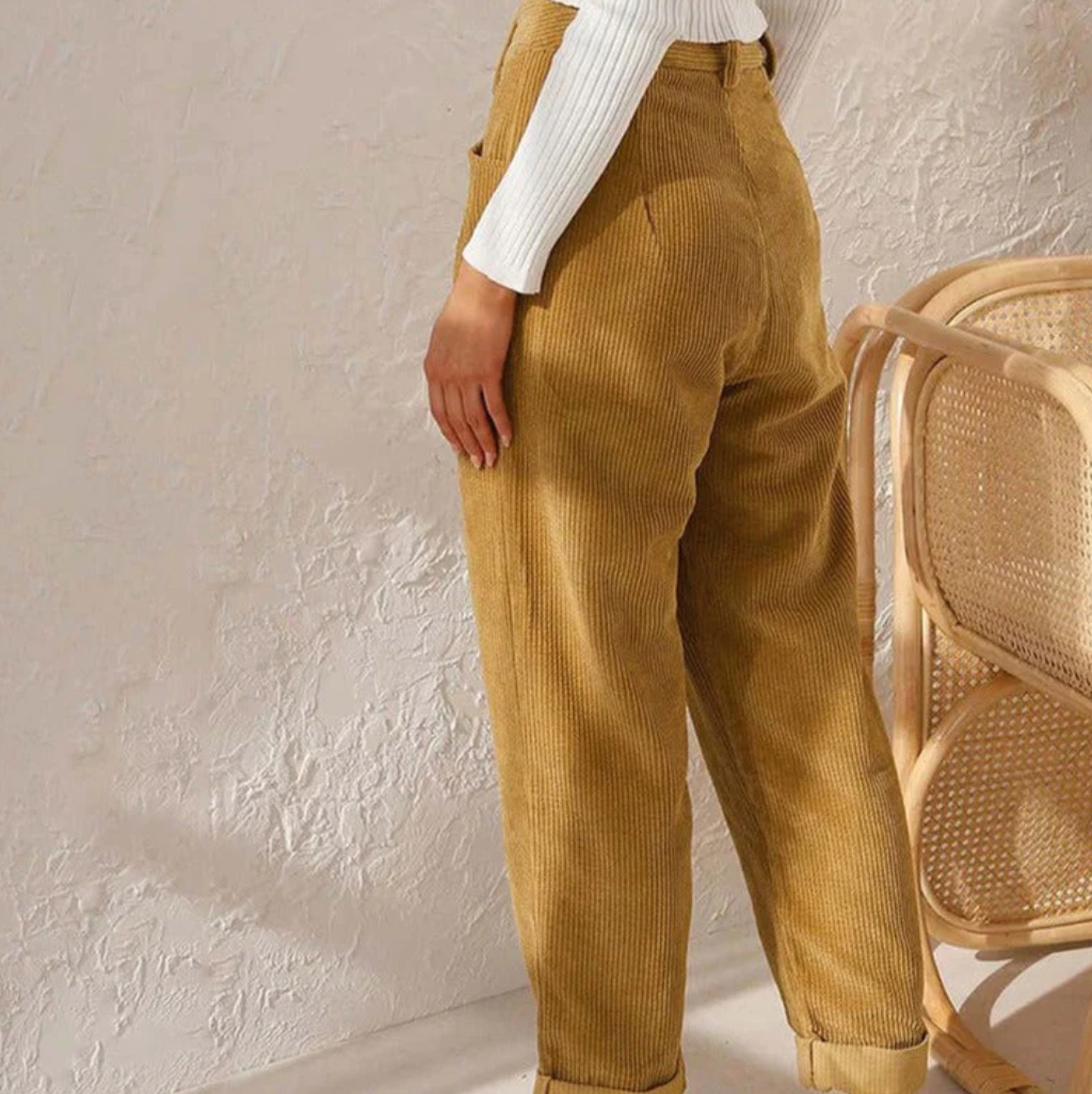 Sofia – Relaxte Corduroy Broek