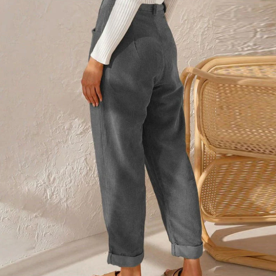Sofia – Relaxte Corduroy Broek