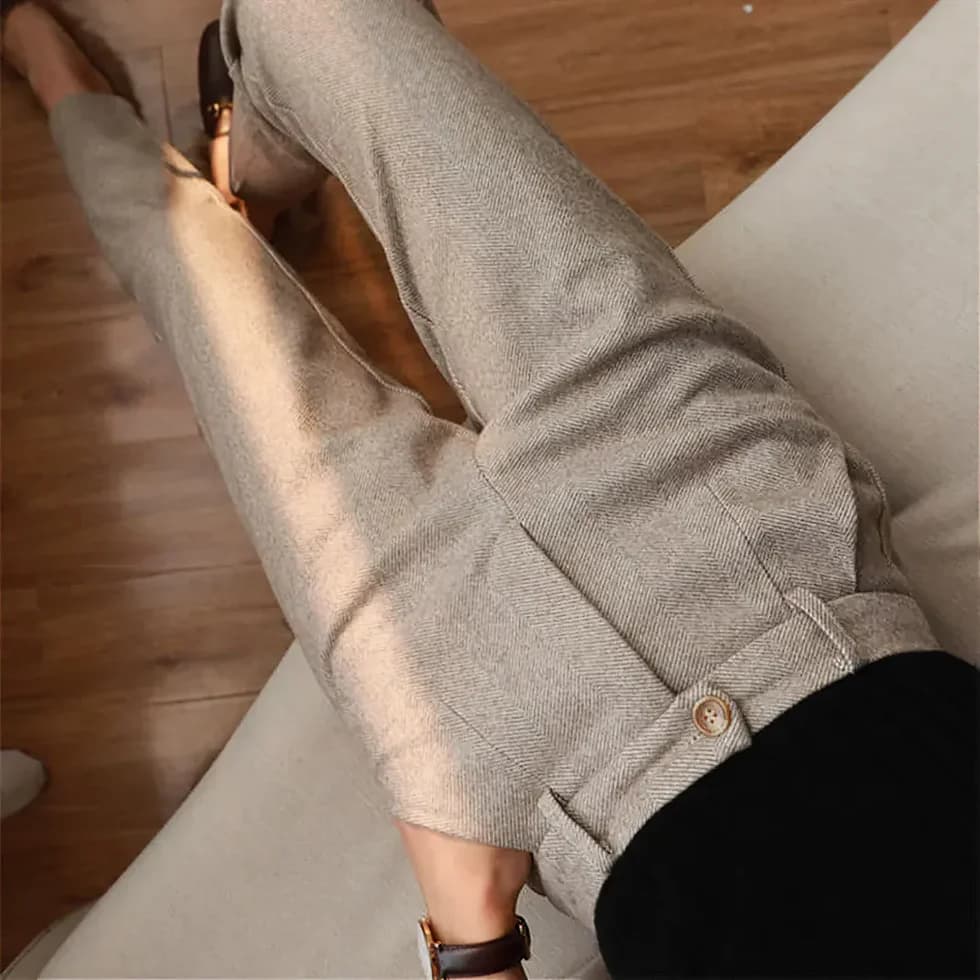 Elegante Getailleerde Broek