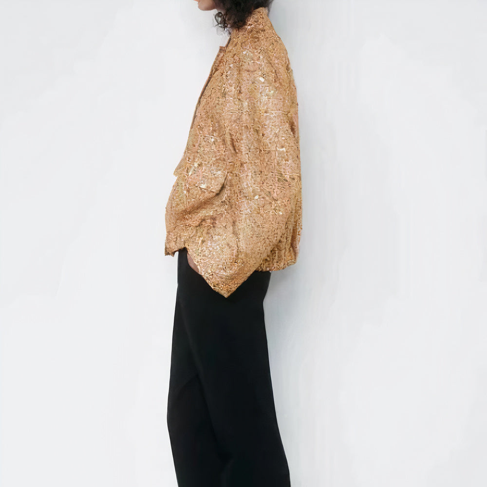Zara - Oversized Jacke met Pailletten voor Dames