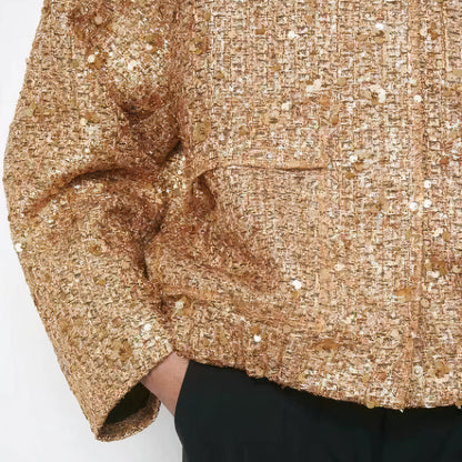 Zara - Oversized Jacke met Pailletten voor Dames