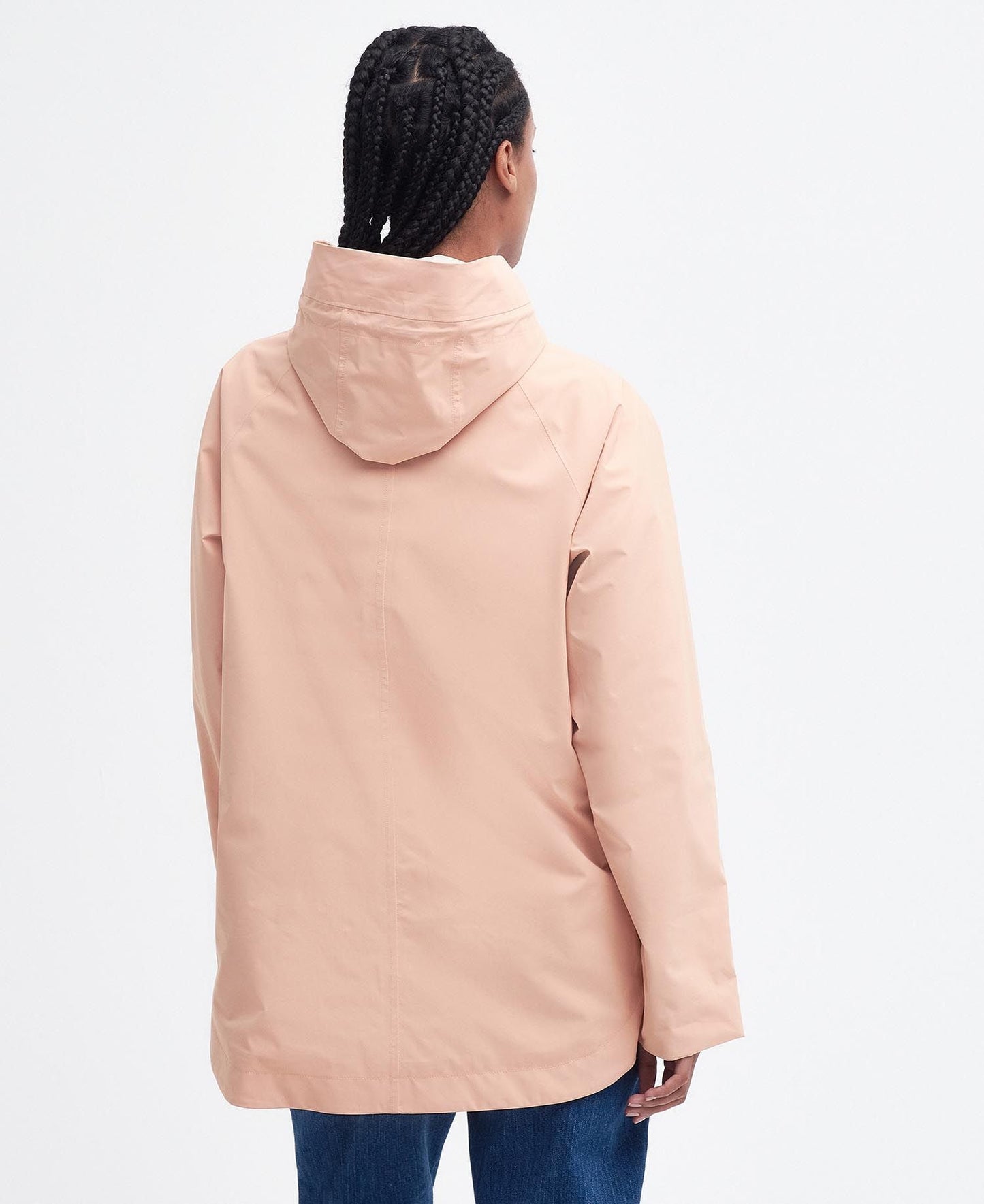 Waterdichte middellange jas met capuchon voor dames – Sophie