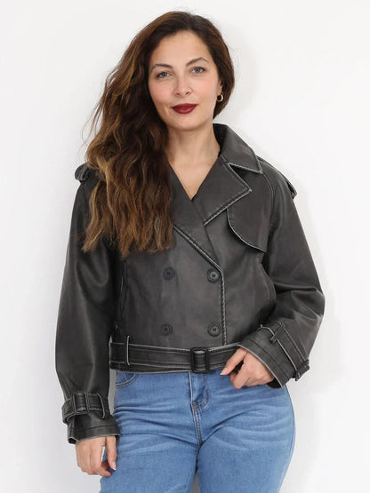 Elise - Modieuze Winter Trench Jack voor Dames