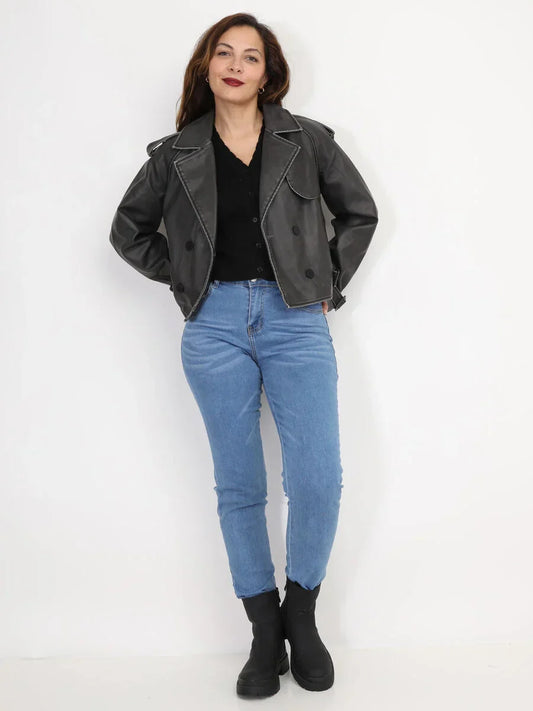 Elise - Modieuze Winter Trench Jack voor Dames
