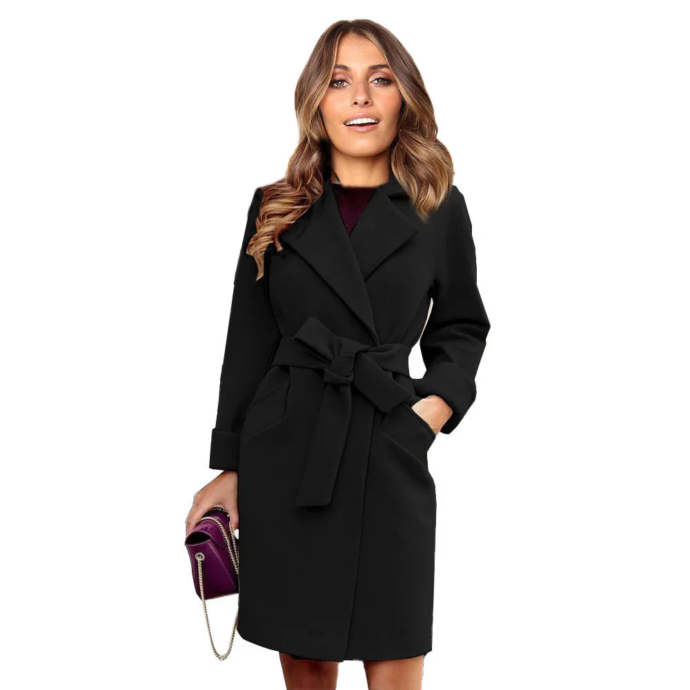 Celina – Elegante Winter-Trenchcoat voor Dames