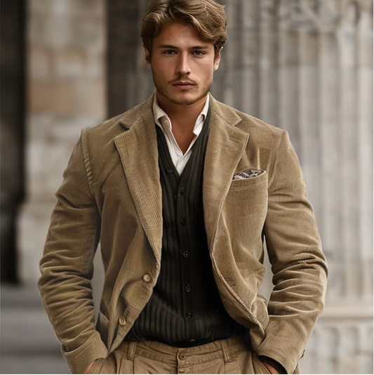 Herencorduroy blazer voor casual & formele gelegenheden – Nathan