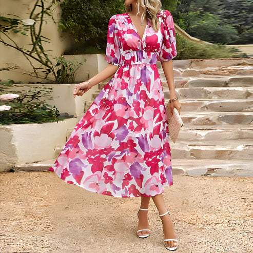 Isla – Elegant MIDI-jurk voor Dames
